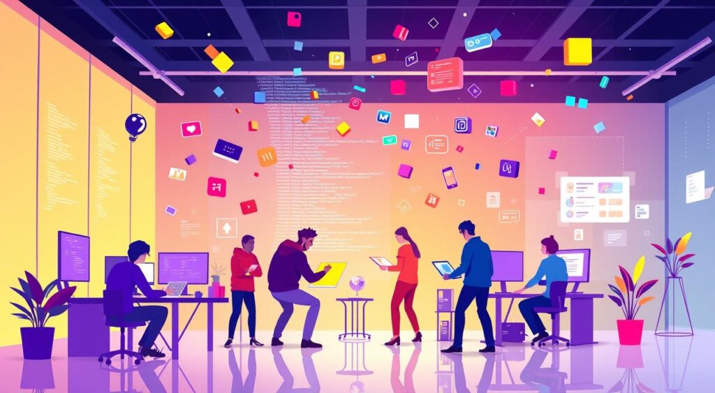 front-end development of برمجة تطبيق